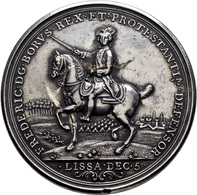 Altdeutschland Und RDR Bis 1800: Brandenburg-Preussen, Friedrich II. 1740-1786: Bronzemedaille 1757, - Other & Unclassified