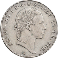 Haus Habsburg: Franz Joseph I. 1848-1916: Taler (2 Gulden) 1855 A. Herinek 427, Jaeger 296. 25,90 G. - Sonstige – Europa