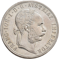 Haus Habsburg: Franz Joseph I. 1848-1916: Doppelgulden / 2 Florin 1889. Herinek 518, Jaeger 343, Frü - Andere - Europa