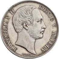 Bayern: Maximilian II. Joseph 1848-1864: Doppeltaler 1862, AKS 148, Jaeger 96, Auflage: 8.727 Exempl - Other & Unclassified