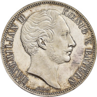 Bayern: Maximilian II. Joseph 1848-1864: Geschichtsdoppeltaler 1848, AKS 163, Jaeger 86, Feine Kratz - Other & Unclassified