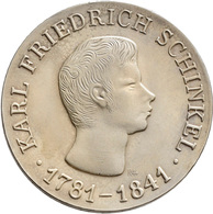DDR: 10 Mark 1966, Karl Friedrich Schinkel, Jaeger 1517, Schöne Patina, Vorzüglich. - Sonstige & Ohne Zuordnung
