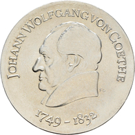 DDR: 20 Mark 1969, Johann Wolfgang Von Goethe, Jaeger 1525, Stempelglanz. - Sonstige & Ohne Zuordnung