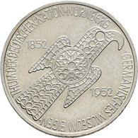 Bundesrepublik Deutschland 1948-2001: 5 DM 1952 D, Germanisches Museum, Jaeger 388, Feine Kratzer, S - Autres & Non Classés