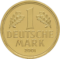 Bundesrepublik Deutschland 1948-2001 - Goldmünzen: Goldmark 2001 D (München), Jaeger 481, In Origina - Other & Unclassified