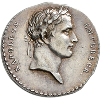 Medaillen Alle Welt: Frankreich, Napoleon I. 1804-1814: Silberne Miniaturmedaille 1810, Auf Seine Ve - Non Classés