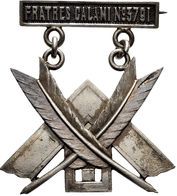 Medaillen Alle Welt: Freimaurer: Freimaurer-Bijou 1976, Bruderschaftsabzeichen Der Loge Fratres Cala - Zonder Classificatie
