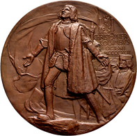 Medaillen Alle Welt: USA: Bronzene Prämienmedaille 1893 Von A. Saint Gaudens Und C.E. Barber, Der We - Unclassified