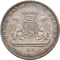 Medaillen Deutschland: 2. Deutsches Bundes Schießen 1862 In Bremen: Lot 2 Medaillen, Gedenktaler 186 - Andere & Zonder Classificatie