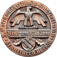 Medaillen Deutschland: Drittes Reich: Bronzierte Zinkgussmedaille 1936, Der 3. Reichsnährstands-Auss - Andere & Zonder Classificatie