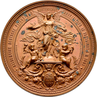 Medaillen Deutschland - Geographisch: Frankfurt A.M.: Bronzemedaille 1881 Von Giesenberg/Scharff. Au - Sonstige & Ohne Zuordnung