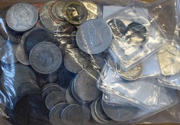 Alle Welt: Lot Ca. 120 Stück; Silber- Und Kupfermünzen Des 19./20. Jahrhunderts, U. A. Peace Dollar - Other & Unclassified