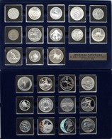 Alle Welt: Jubiläums-Kollection 60 Jahre Olympia Münzen 1952-2012: 25 Diverse Münzen, Welche Zum Anl - Autres & Non Classés
