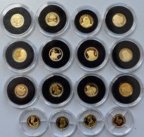 Alle Welt  - Anlagegold: Die Kleinsten Goldmünzen Der Welt: 16 Goldmünzen Aus Diversen Ländern, über - Other & Unclassified
