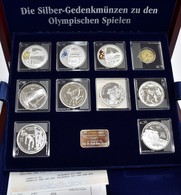 Alle Welt: Die Silber-Gedenkmünzen Zu Den Olympischen Spielen: 3 X 10 Yuan 2008 Sowie Weitere 5 Silb - Andere & Zonder Classificatie
