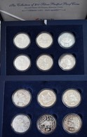 Singapur: Silver Proof Lunar Piedfort Set Bestehend Aus 12x10 Dollars 1993-1998, Silber 999, Je 62,2 - Singapore