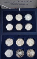 Singapur: Silver Proof Lunar Piedfort Set Bestehend Aus 12x10 Dollars 1993-1998, Silber 999, Je 62,2 - Singapour