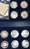 Singapur: Lot 10 Silbermünzen; 8 X 10 Dollars 1977 (4x, 2Varianten), 1978 (2x)1987, 1990 Und 2 X 50 - Singapour