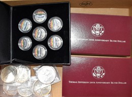 Vereinigte Staaten Von Amerika: Lot 12 X Siver Eagle Dollar, 1986-1988, Silber 999, Je 1 Unze, Stemp - Sonstige & Ohne Zuordnung