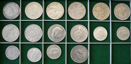 Europa: Lot 16 Europäischer Silbermünzen Des 19. Jahrhunderts; Belgien: 5 Francs 1849, 1865, 1869 / - Sonstige – Europa