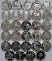 Andorra: Lot 29 Gedenkmünzen 1992-1999, Davon 28 X 10 Diners. Verschiedene Motive, Alle Aus Silber. - Andorra