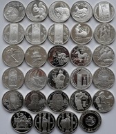 Andorra: Lot 29 Gedenkmünzen 1992-1999, Davon 28 X 10 Diners. Verschiedene Motive, Alle Aus Silber. - Andorre