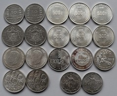 Belgien: Kleines Lot 19 Belgischer Gedenkmünzen, überwiegend 500 Francs Mit Verschiedenen Varianten - Sonstige & Ohne Zuordnung