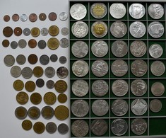 Finnland: Lot Von über 80 Diversen Münzen Aus Finnland, Umlaufgeld Von 1 Penni Bis 100 Markkaa Sowie - Finnland