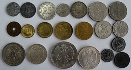 Jugoslawien: Kleines Lot 21 Münzen Jugoslawien 1920-1945. - Jugoslawien