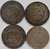 Türkei: Lot 4 Münzen, 3 X 5 Kurus 1223 (um 1830), Sowie 1 X 6 Kurus, Alle Nicht Näher Bestimmt. - Turkije