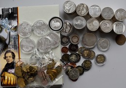 Deutschland: Sammlung An 10 Und 20 Euro Gedenkmünzen, Dabei Zusätzlich Noch Ein Paar Medaillen. - Deutschland