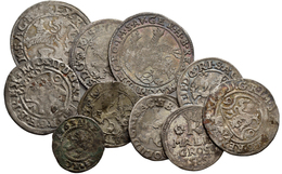 Haus Habsburg: Lot 10 Münzen; Maximilian II., 1564-1576: Weißgroschen 1574, Dazu 2 Kreuzer 1566,1570 - Sonstige – Europa