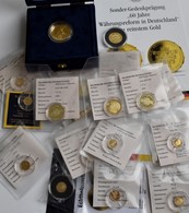 Medaillen Deutschland: 17 Goldmedaillen, Diverse Motive, Aboware. 12 X Aus 585/1000 Gold, 3 X Aus 33 - Andere & Zonder Classificatie