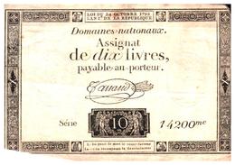 Billets > France > 5 Assignats 10 Livres - Assignats