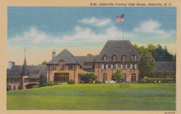 North Carolina Asheville Country Club Clubhouse Curteich - Asheville