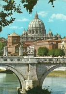 Roma (Lazio) Scorcio Fiume Tevere, Cupola San Pietro Sul Fondo, Tevere River - Fiume Tevere