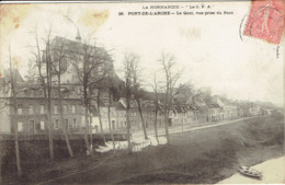 27 Normandie Pont De L'arche  Le Quai Vue Prise Du Pont  Blanchissage Du Linge - Pont-de-l'Arche