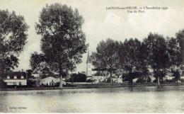 55 La Croix Sur Meuse L'inondation 1930 L'église Et Le Port - Autres & Non Classés