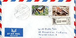 LEBANON,    Letter,    ButterflY,    /     Le LIBAN,    Lettre,   Papillons - Mariposas