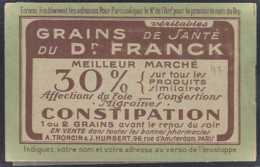 France Carnets  N° 170 -C1 10c Pasteur Vert (S-44) Qualité: ** Cote: 70 € - Sin Clasificación
