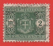 1945 (93) Segnatasse Stemma Senza Fasci Filigrana Ruota Lire 2 (usato) - Leggi Il Messaggio Del Venditore - Segnatasse