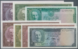 Afghanistan: Interesting Lot Of 7 Banknotes Containing 2 To 100 Afghanis ND P.28,29,30,30A,32,33,34, - Afghanistán