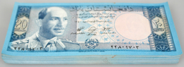 Afghanistan: Set With 95 Banknotes 20 Afghanis SH1340 (1961) With Portrait Of King Muhammad Zahir, P - Afghanistán