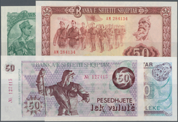Albania / Albanien: Huge Lot With 25 Banknotes Series 1 - 1000 Leke 1957-ND(1992), P.28a-50a, All In - Albanien
