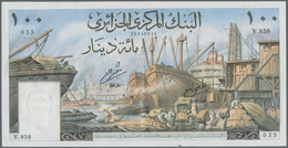 Algeria / Algerien: 100 Dinars 1964 P. 125, With Light Center Fold, Crisp Original Paper And Origina - Algeria