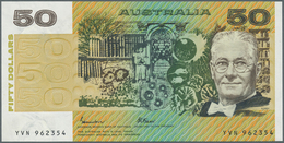 Australia / Australien: 50 Dollars ND(1973-94) P. 47e, Crisp Original With Bright Colors, Only 2 Min - Sonstige & Ohne Zuordnung