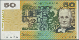 Australia / Australien: 50 Dollars ND(1973-94) P. 47e, Crisp Original With Bright Colors, Only 2 Min - Altri & Non Classificati