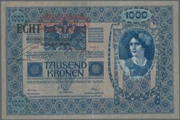 Austria / Österreich: 1000 Kronen 1902 Oesterreichisch-ungarische Bank 02.01.1902 (1919), Revalidati - Autriche