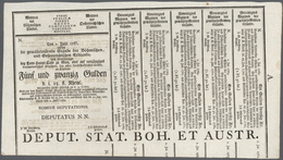 Austria / Österreich: 25 Gulden 1761 Obligation Vienna, PR W4a), Complete Sheet In Condition: UNC. - Oesterreich