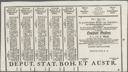 Austria / Österreich: 100 Gulden 1761 Obligation Vienna, PR W4b), Complete Sheet In Condition: UNC. - Oesterreich